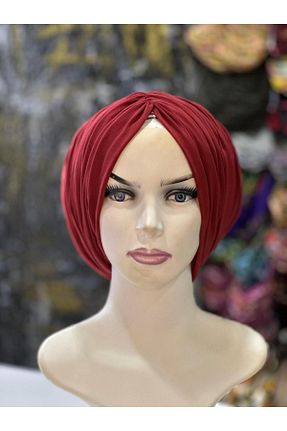 کلاه شنای حجاب زرشکی زنانه zagreus - کد 871525848