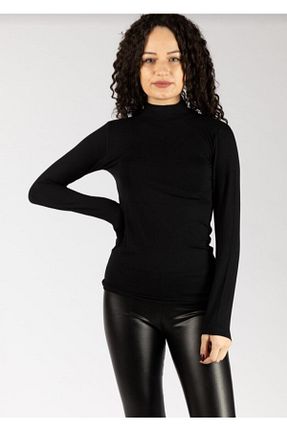 بادی مشکی زنانه یقه ماهیگیر BLUEMOOR - کد 177518865