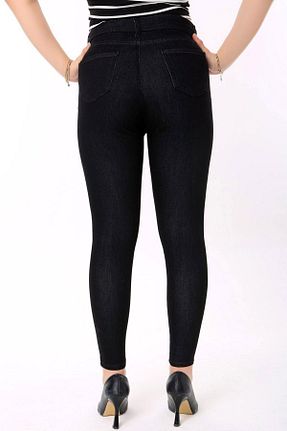 شلوار جین مشکی زنانه پاچه تنگ Vivika - کد 871544534