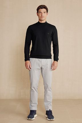 شلوار طوسی مردانه پنبه ای BROOKS BROTHERS - کد 871579642
