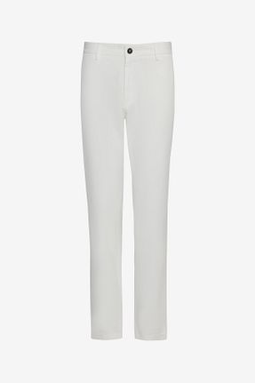 شلوار سفید مردانه پنبه ای BROOKS BROTHERS - کد 871579630