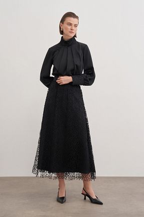 دامن حجاب مشکی زنانه رگولار Aker - کد 871581821