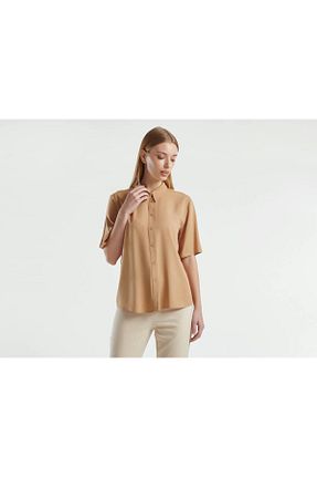 پیراهن بژ زنانه رگولار United Colors of Benetton - کد 871625362