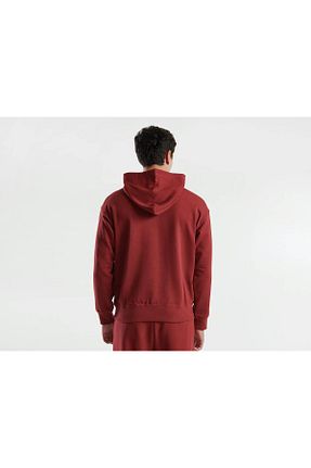 سوئیشرت زرشکی مردانه چاپی United Colors of Benetton - کد 871625200