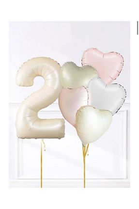 بادکنک بژ Çemrek Süs Parti - کد 871628898