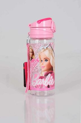 بطری آب و قمقمه صورتی Barbie - کد 456159787