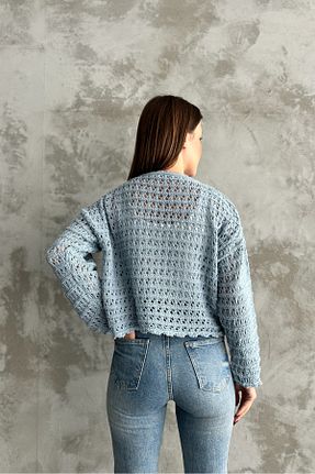 پلیور قهوه ای زنانه ساده macharel jeans - کد 702369491