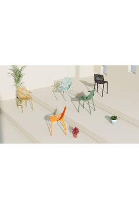صندلی باغچه مشکی Daim Plastik - کد 871655080