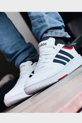 کفش اسنیکر سفید مردانه PU adidas - کد 871648382
