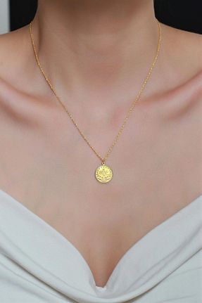 گردنبند طلا زرد زنانه 14 عیار Bayar Gold - کد 46007407