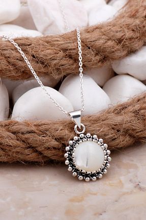 گردنبند نقره سفید زنانه 925 عیار Sümer Telkari - کد 461732305