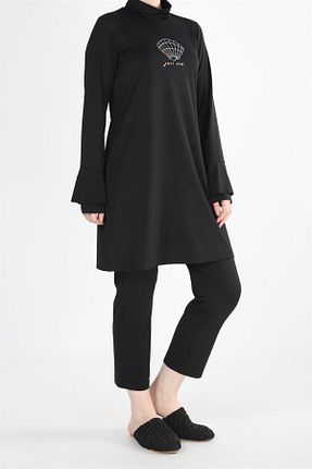 مایو حجاب مشکی زنانه ساده Plistre - کد 749856103