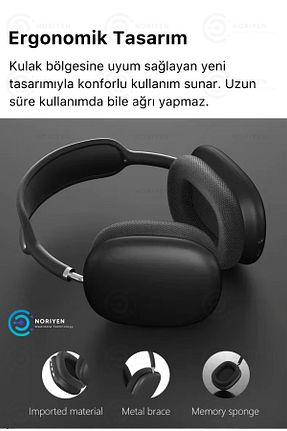 هدست گیمینگ مشکی Noriyen - کد 866556482