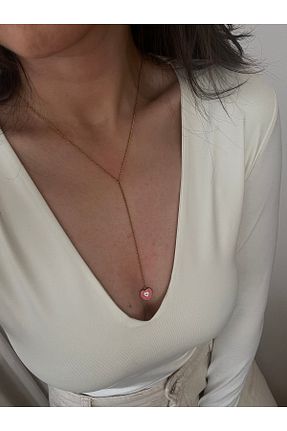 گردنبند استیل ( فولاد ) زرد استیل (فولاد) Hoop jewelery - کد 871666801