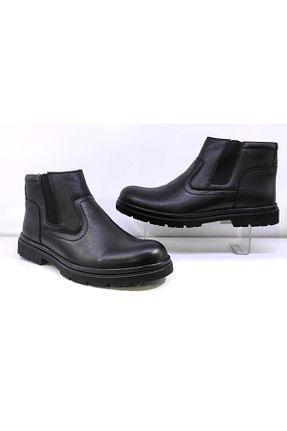 بوت / نیم بوت مشکی مردانه چرم خالص Modesa - کد 871671572