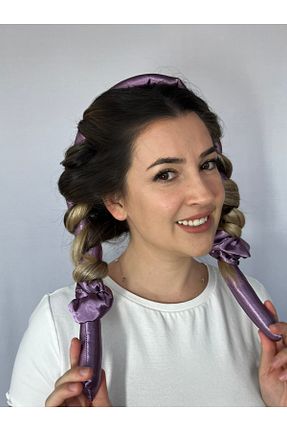 گیره سر بنفش زنانه ساتن Woollyland - کد 781626011