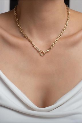 گردنبند طلا زرد زنانه 14 عیار Bayar Gold - کد 172341911