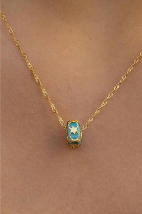 گردنبند طلا زرد زنانه 14 عیار Bayar Gold - کد 84870171