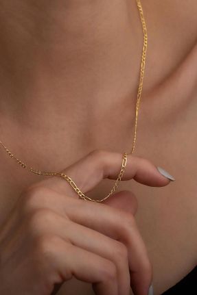 گردنبند طلا زرد زنانه 14 عیار Bayar Gold - کد 171492868