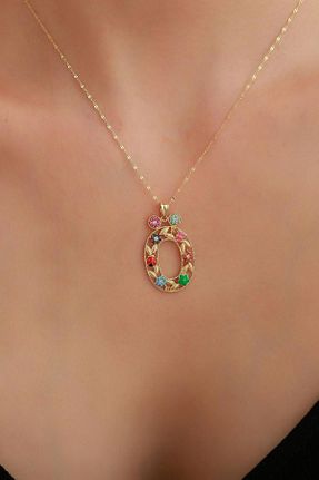 گردنبند طلا سبز زنانه 14 عیار Bayar Gold - کد 64016310