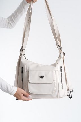 کیف دوشی سفید زنانه ساتن Solo Bag - کد 871679512