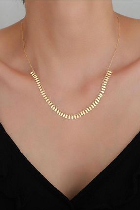 گردنبند طلا زرد زنانه 14 عیار Bayar Gold - کد 316467650