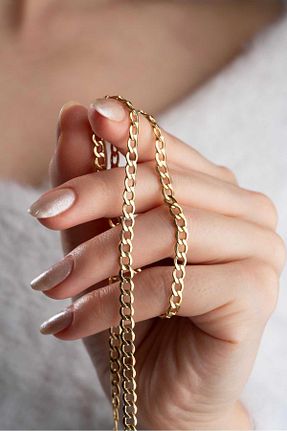 گردنبند طلا زرد زنانه 14 عیار Bayar Gold - کد 834392938