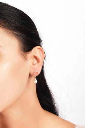 گوشواره طلا زرد زنانه 14 عیار Bayar Gold - کد 476073366