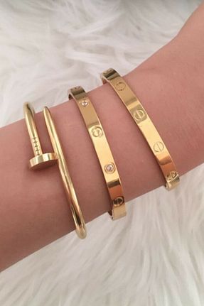 گردنبند استیل ( فولاد ) طلائی زنانه فلزی X-Lady Accessories - کد 871683232