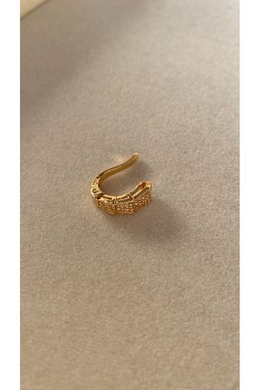 گوشواره جواهر طلائی زیرکن Muse Sister - کد 871687410