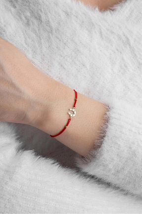 دستبند طلا قرمز زنانه 14 عیار Bayar Gold - کد 826371339