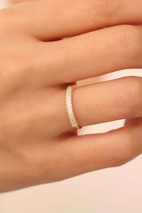 انگشتر طلا زرد زنانه 14 عیار Bayar Gold - کد 819026484