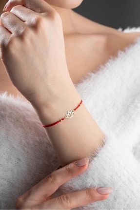 دستبند طلا قرمز زنانه 14 عیار Bayar Gold - کد 826434763