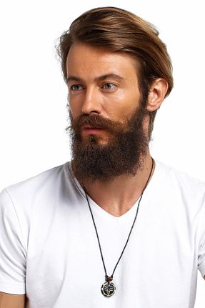گردنبند جواهر رنگی مردانه روکش نقره Dejavu - کد 871690457