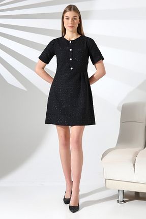 لباس مشکی زنانه بافتنی Mois Atelier - کد 871692631