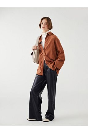 شلوار سبز زنانه پارچه LC Waikiki - کد 866797370