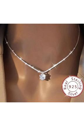 گردنبند نقره زنانه 925 عیار Dgt Luxury - کد 871726391