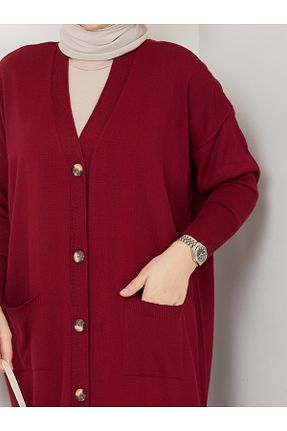رویه حجاب زرشکی زنانه اکریلیک MODAMÜNASİP - کد 871743697