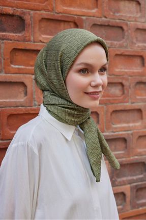 شال سبز زنانه ویسکون Şalland - کد 847849192