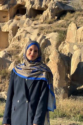 شال سبز زنانه پنبه ای Şalland - کد 871763657