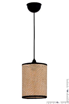 لوستر بژ حصیر retro home design - کد 871775411