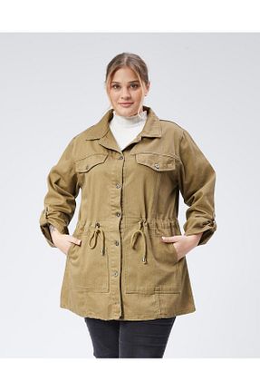 کت سایز بزرگ رنگی زنانه پنبه ای EYLÜLXXL - کد 871793188