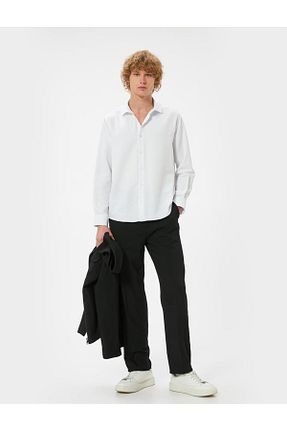 پیراهن سفید مردانه اسلیم فیت Koton - کد 871810884