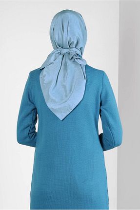 روسری آبی پلی استر Alvina - کد 792005043