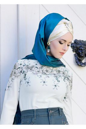 بلوز حجاب بژ زنانه Straight TRENDTESETTÜR - کد 58674417