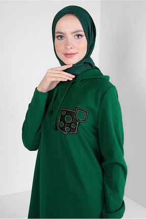 شال سبز زنانه پلی استر Alvina - کد 791735871