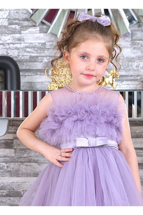 لباس بنفش بچه گانه بافتنی TREEMASS - کد 753370664