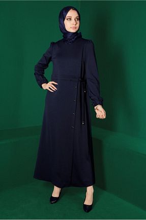 لباس حجاب سرمه ای زنانه رگولار Alvina - کد 794074757
