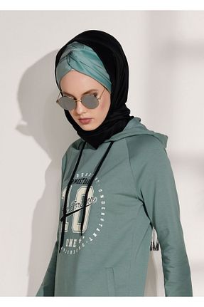 ست گرمکن حجاب سبز زنانه رگولار TRENDTESETTÜR - کد 86182371