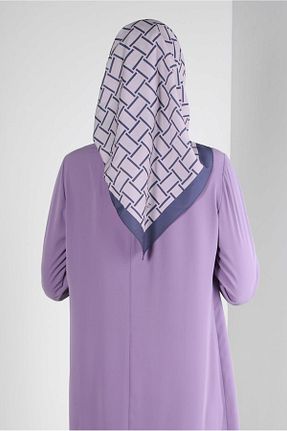 روسری بنفش پنبه پلی استر Alvina - کد 805630585